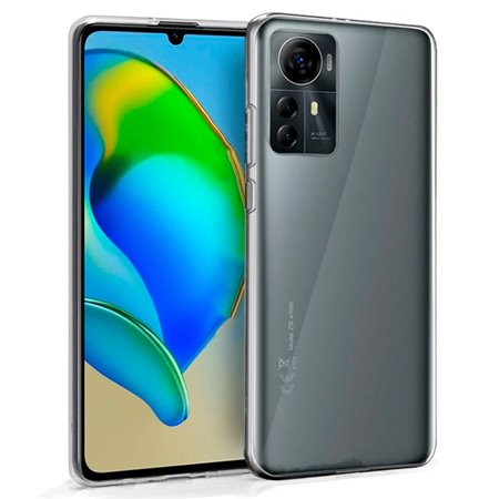 Capa de silicone COOL para ZTE Blade A72s (transparente)