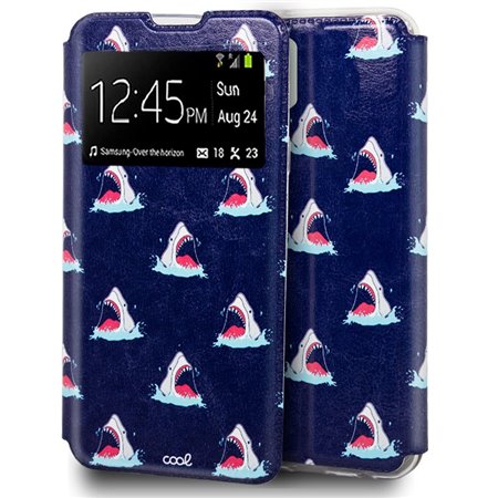 Capa Flip Cover COOL para iPhone 12/12 Pro Tubarão