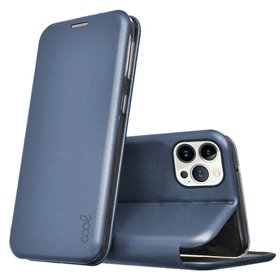 Capa Flip Cover COOL para iPhone 13 Pro Elegance Azul