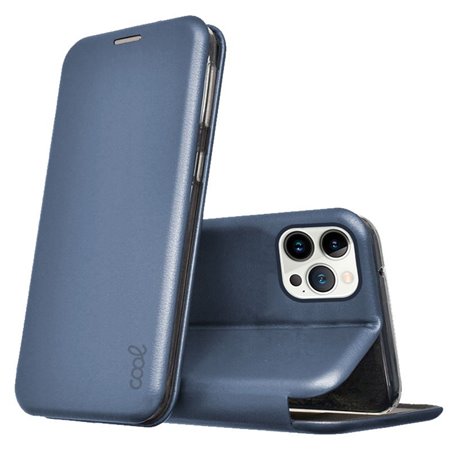 Capa Flip Cover COOL para iPhone 13 Pro Elegance Azul