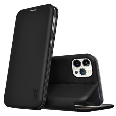 Capa Flip Cover COOL para iPhone 13 Pro Elegance Preto