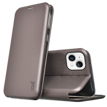 Capa Flip Cover COOL para iPhone 14 Plus Elegance Prata