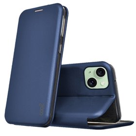 Capa Flip Cover COOL para iPhone 15 Plus Elegance Marinho