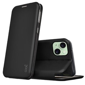 Capa Flip Cover COOL para iPhone 15 Plus Elegance Preto