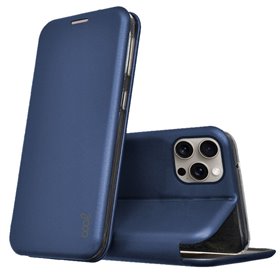 Capa Flip Cover COOL para iPhone 15 Pro Max Elegance Marinho