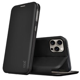 Capa Flip Cover COOL para iPhone 15 Pro Max Elegance Preto