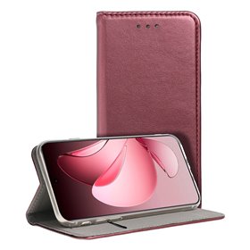 Capa Flip Cover COOL para Oppo Reno 13 Pro 5G Burgundy