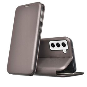 Capa Flip Cover COOL para Samsung G990B Galaxy S21 FE Elegance Prata