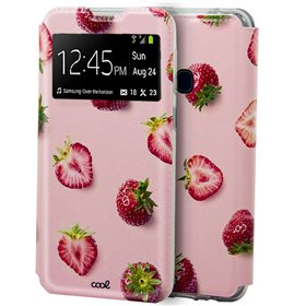 Capa Flip Cover COOL para Samsung M315 Galaxy M31 Morangos