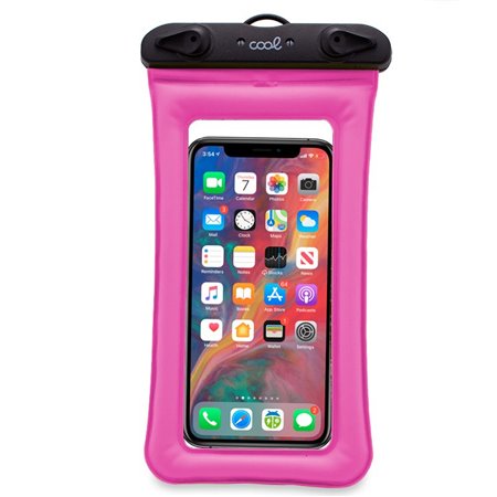 Capa impermeável universal rosa