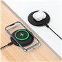 Carregador base dock para smartphones Qi sem fio universal COOL Preto