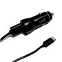 Carregador de carro cabo tipo C (2 x USB) COOL 2.4A Kit 2 em 1 preto