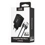 Carregador de Rede Conector Micro-usb COOL Universal 2,4 Amp Kit 2 em 1 Preto