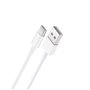 Carregador de Rede Conector Tipo-C Universal 3 Amp (Carga Rápida) COOL Kit 2 em 1 Branco