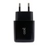 Carregador de rede rápido universal (PD) duplo tipo C / USB COOL (20 W) preto