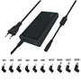 Carregador de rede universal COOL + 10 conectores para notebooks 90w (USB QC3.0)