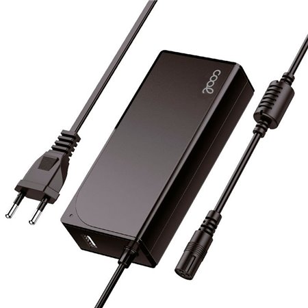 Carregador de rede universal COOL + 11 conectores para notebooks 65w (USB QC3.0)
