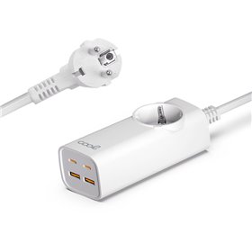 Carregador Multiporta Universal COOL 65W (5 Portos) Branco