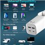 Carregador Multiporta Universal COOL 65W (5 Portos) Branco