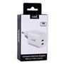 Carregador Rápido Universal (PD) Dual 2 x Type-C COOL (35 W) Branco