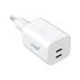 Carregador Rápido Universal (PD) Dual 2 x Type-C COOL (35 W) Branco