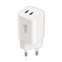 Carregador Rápido Universal (PD) Dual 2 x Type-C COOL (35 W) Branco