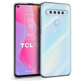 Cobertura de silicone COOL para TCL 10L (transparente)