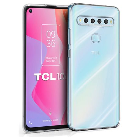 Cobertura de silicone COOL para TCL 10L (transparente)