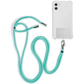 Cordão suspenso universal COOL com cartão de smartphone Mint