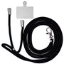 Cordão suspenso universal COOL com cartão de smartphone Preto