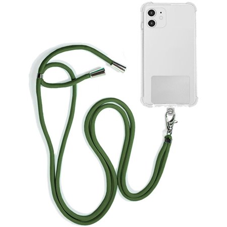 Cordão suspenso universal COOL com cartão de smartphone Verde
