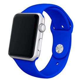 Correia COOL para Apple Watch Series 1 / 2 / 3 / 4 / 5 / 6 / 7 / 8 / 9 / SE (38 / 40 / 41 mm) Borracha Azul