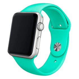 Correia COOL para Apple Watch Series 1 / 2 / 3 / 4 / 5 / 6 / 7 / 8 / 9 / SE (38 / 40 / 41 mm) Borracha Hortelã