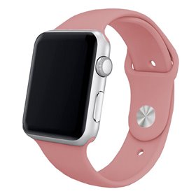 Correia COOL para Apple Watch Series 1 / 2 / 3 / 4 / 5 / 6 / 7 / 8 / 9 / SE (38 / 40 / 41 mm) Borracha Rosa