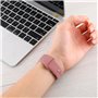 Correia COOL para Apple Watch Series 1 / 2 / 3 / 4 / 5 / 6 / 7 / 8 / 9 / SE (38 / 40 / 41 mm) Borracha Rosa