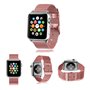 Correia COOL para Apple Watch Series 1 / 2 / 3 / 4 / 5 / 6 / 7 / 8 / 9 / SE (38 / 40 / 41 mm) Metal Rosa