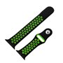 Correia COOL para Apple Watch Series 1 / 2 / 3 / 4 / 5 / 6 / 7 / 8 / 9 / SE (38 / 40 / 41 mm) Sport Preto