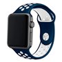 Correia COOL para Apple Watch Series 1 / 2 / 3 / 4 / 5 / 6 / 7 / 8 / 9 / SE (38/40/41 mm) Sport Azul