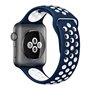 Correia COOL para Apple Watch Series 1 / 2 / 3 / 4 / 5 / 6 / 7 / 8 / 9 / SE (38/40/41 mm) Sport Azul