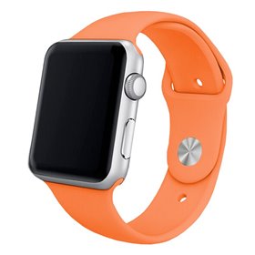 Correia COOL para Apple Watch Series 1 / 2 / 3 / 4 / 5 / 6 / 7 / 8 / 9 / SE (42 / 44 / 45 mm) Borracha coral