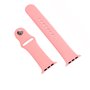 Correia COOL para Apple Watch Series 1 / 2 / 3 / 4 / 5 / 6 / 7 / 8 / 9 / SE (42 / 44 / 45 mm) Borracha Rosa