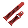 Correia COOL para Apple Watch Series 1 / 2 / 3 / 4 / 5 / 6 / 7 / 8 / 9 / SE (42 / 44 / 45 mm) Sport Vermelho-Preto