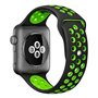 Correia COOL para Apple Watch Series 1 / 2 / 3 / 4 / 5 / 6 / 7 / 8 / 9 / SE (42/44/45 mm) Sport Preto