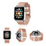 Correia COOL para Apple Watch Series 1 / 2 / 3 / 4 / 5 / 6 / 7 / 8 / 9 / SE (42/44/45mm) Metal Rose Gold