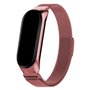 Correia COOL para Xiaomi Mi Band 5 / Mi Band 6 / Amazfit Band 5 Metal Rosa
