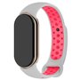 Correia COOL para Xiaomi Smart Band 8 / 9 / 10 Sport Rosa-Cinza