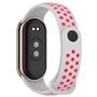 Correia COOL para Xiaomi Smart Band 8 / 9 / 10 Sport Rosa-Cinza