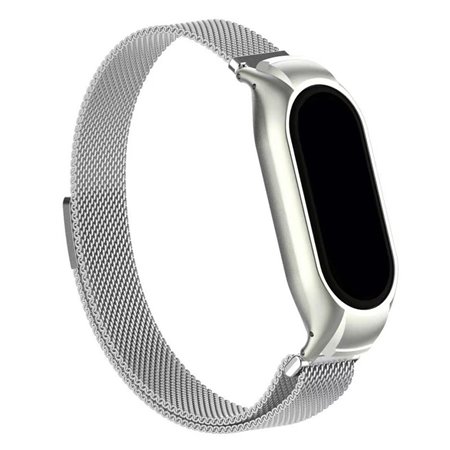 Correia COOL para Xiaomi Smart Band 8 Metal Prata