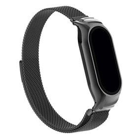 Correia COOL para Xiaomi Smart Band 8 Metal Preto