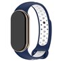 Correia COOL para Xiaomi Smart Band Band 8 / 9 / 10 Sport Marinho-Branco